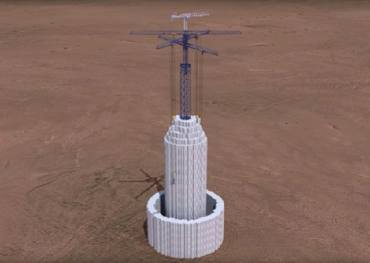 башню для хранения возобновляемой энергии